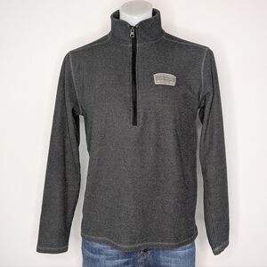 Artisans Grey Grand Marais Michigan 1/2 Zip Pullover Knit Lightweight Sweater M